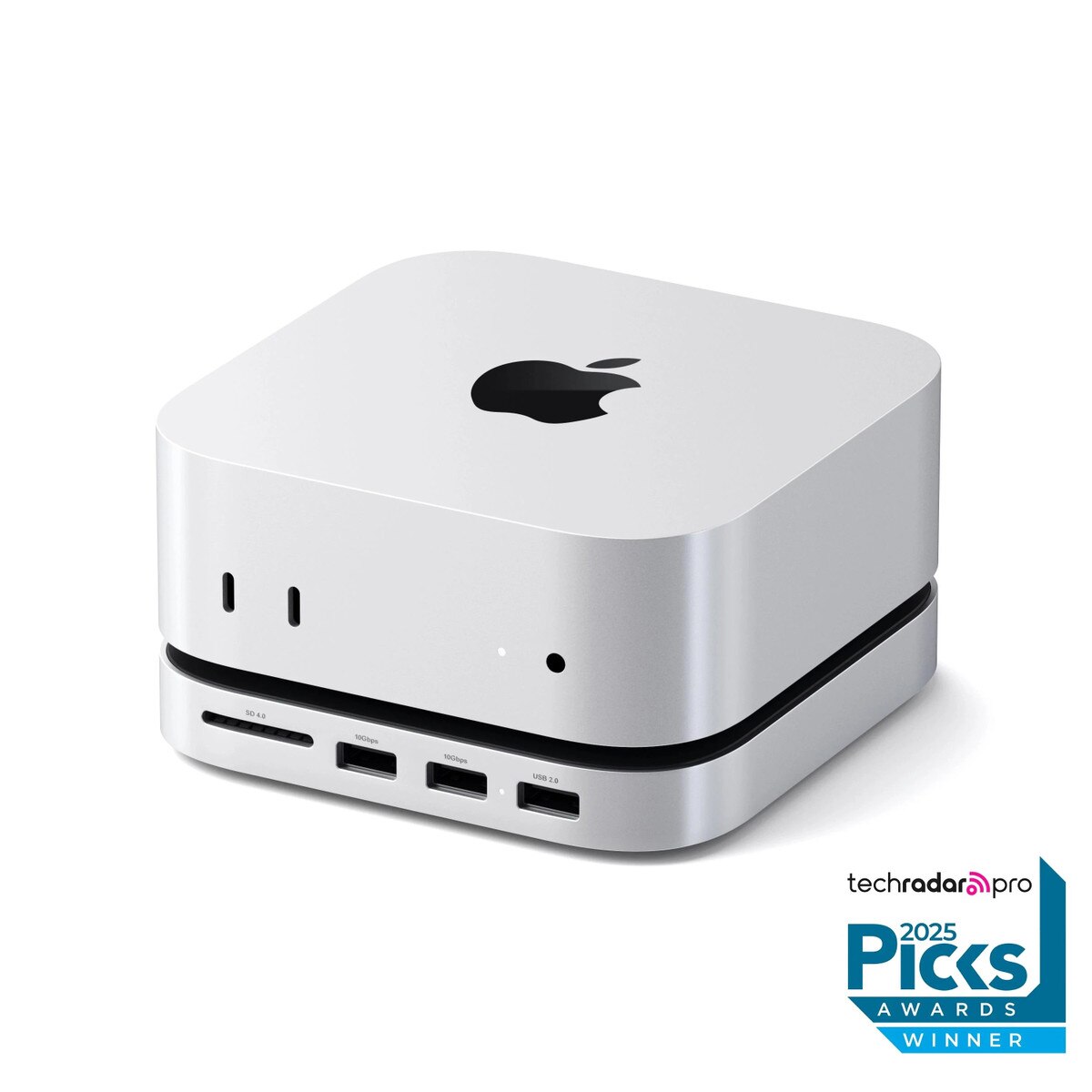 Satechi Mac Mini M4 Stand & Hub with SSD Enclosure - Silver